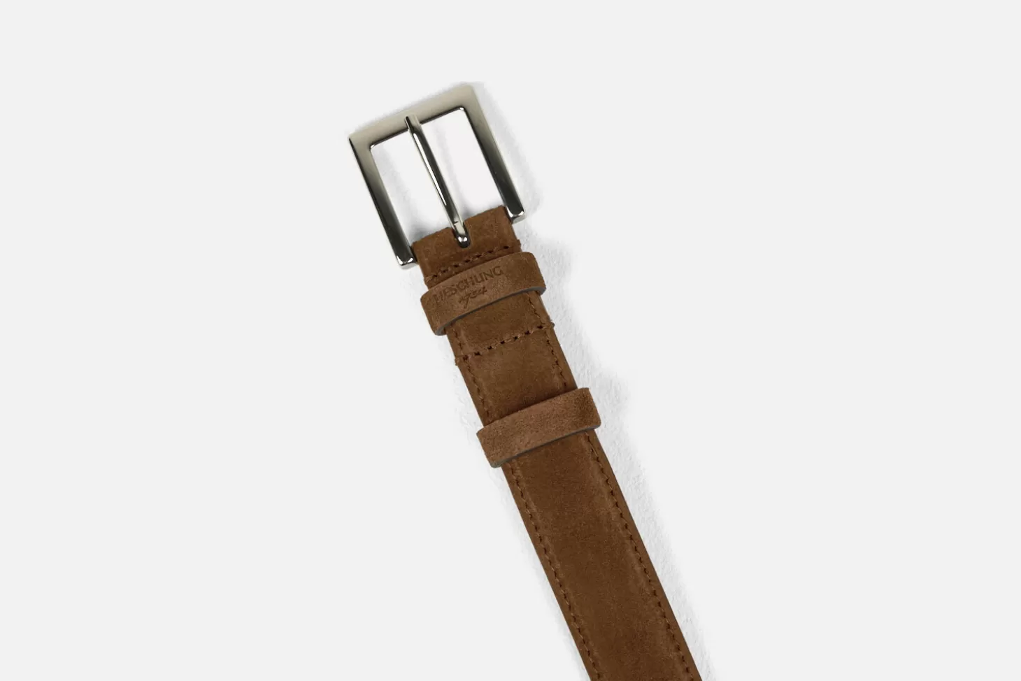 Hot Heschung Ceinture Velours Noisette Classique