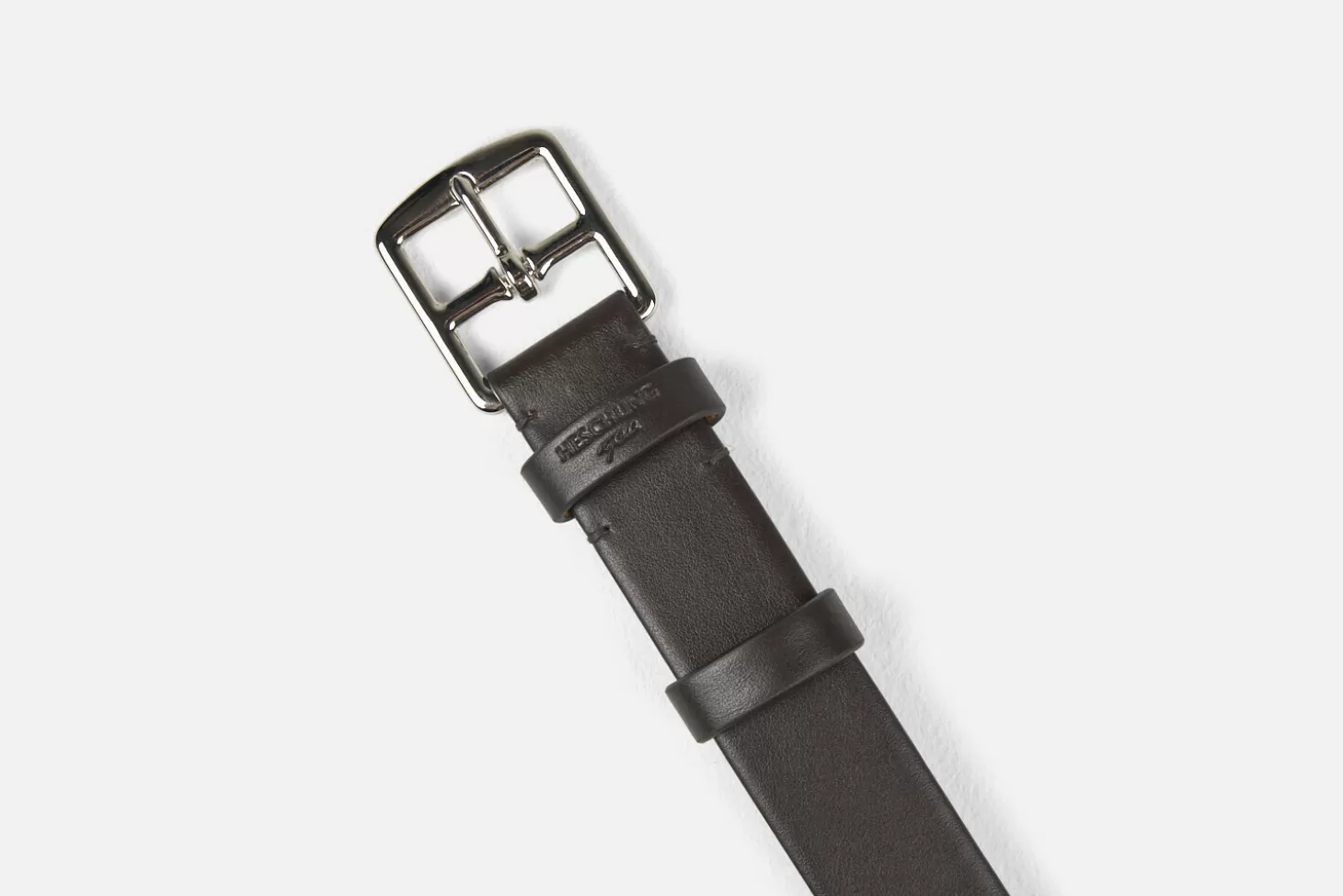 Best Sale Heschung Ceinture Box Marron Sellier