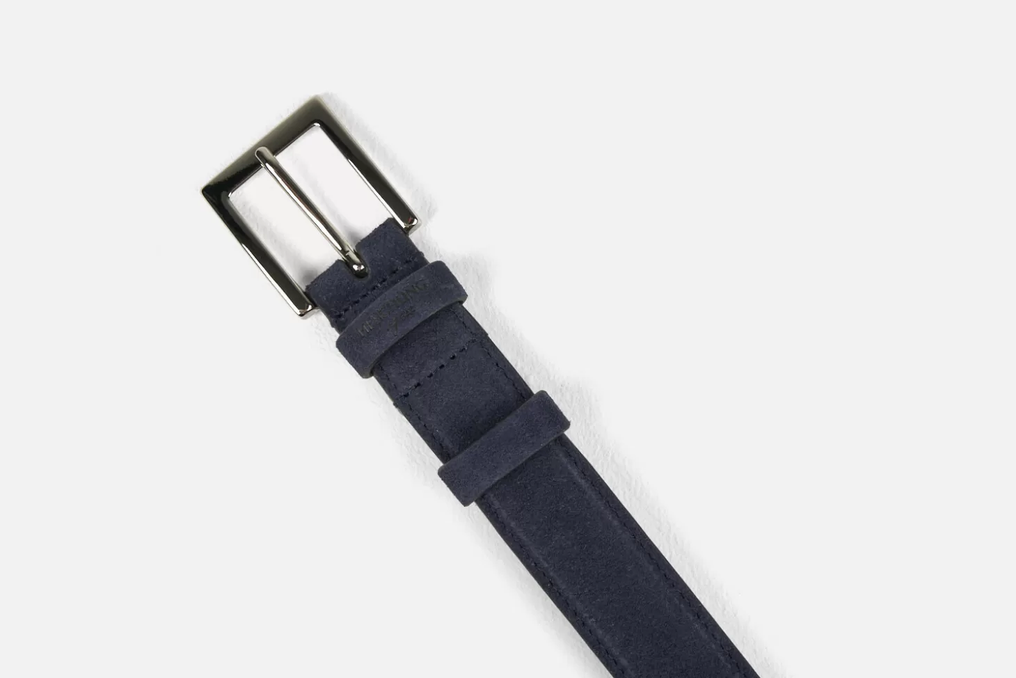 Cheap Heschung Ceinture Velours Navy Classique