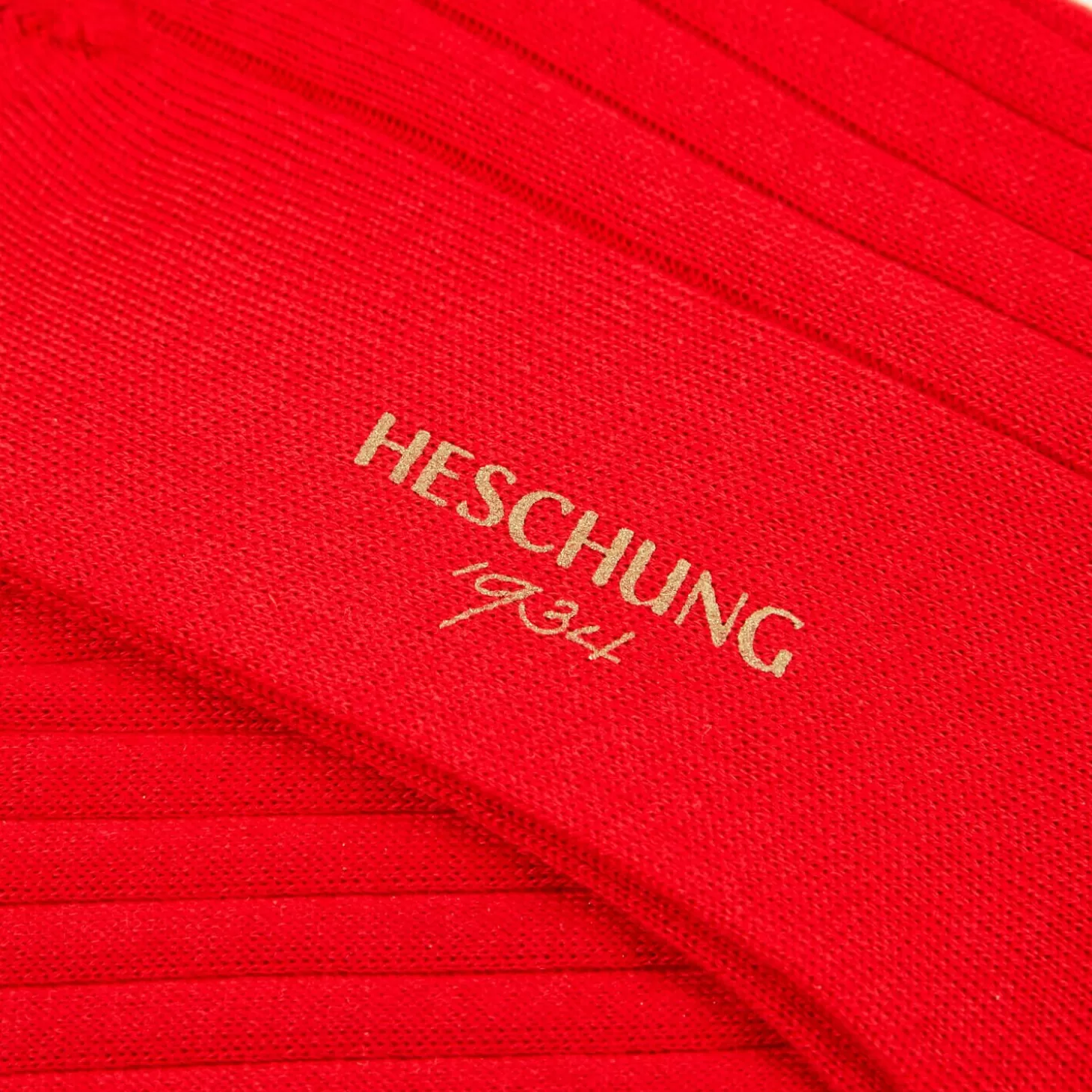 Online Heschung Chaussettes Coton Rosso
