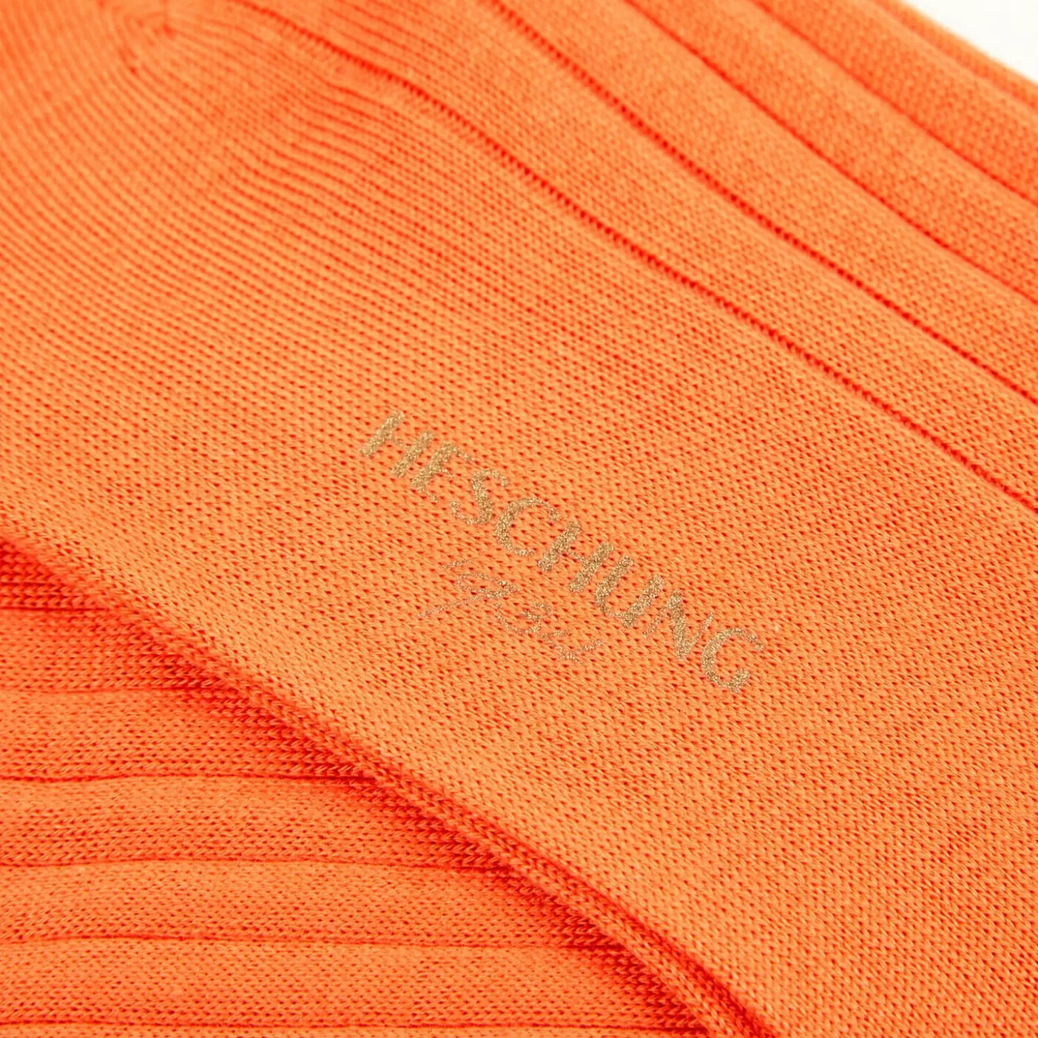 Sale Heschung Chaussettes Coton Arancio