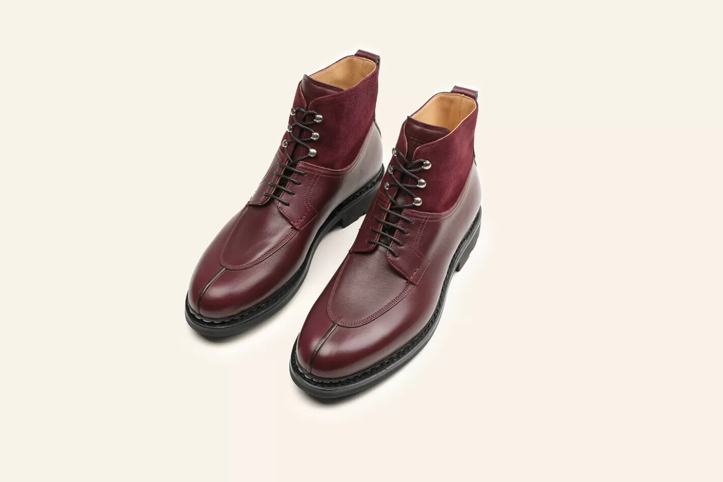 Online Heschung La Bottine Ginkgo Femme Merlot