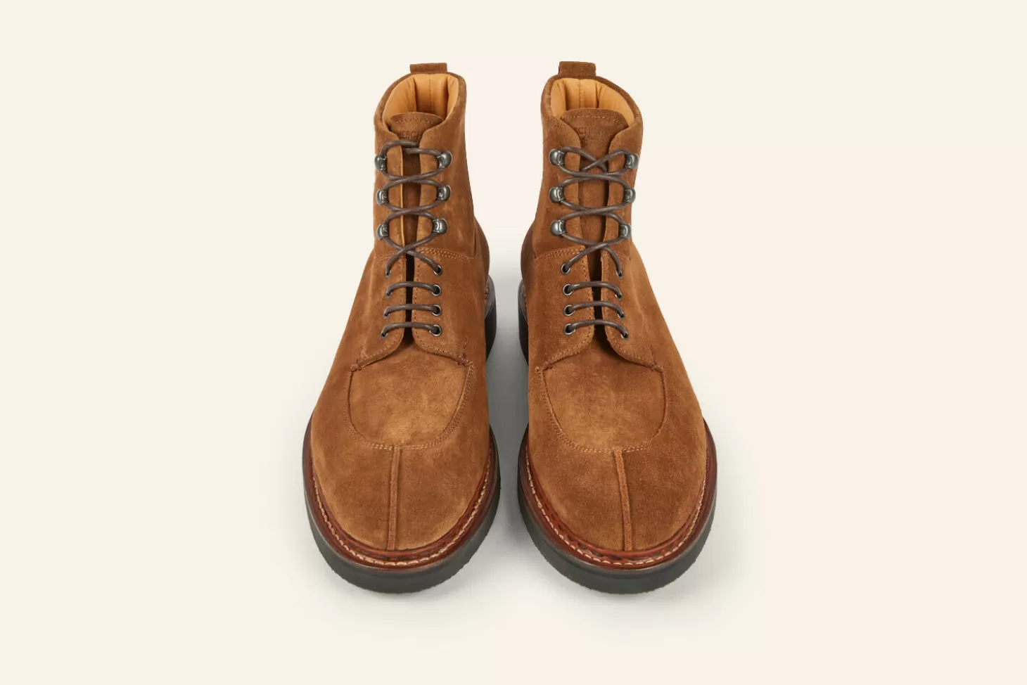 Shop Heschung La Bottine Grenadier Cigare