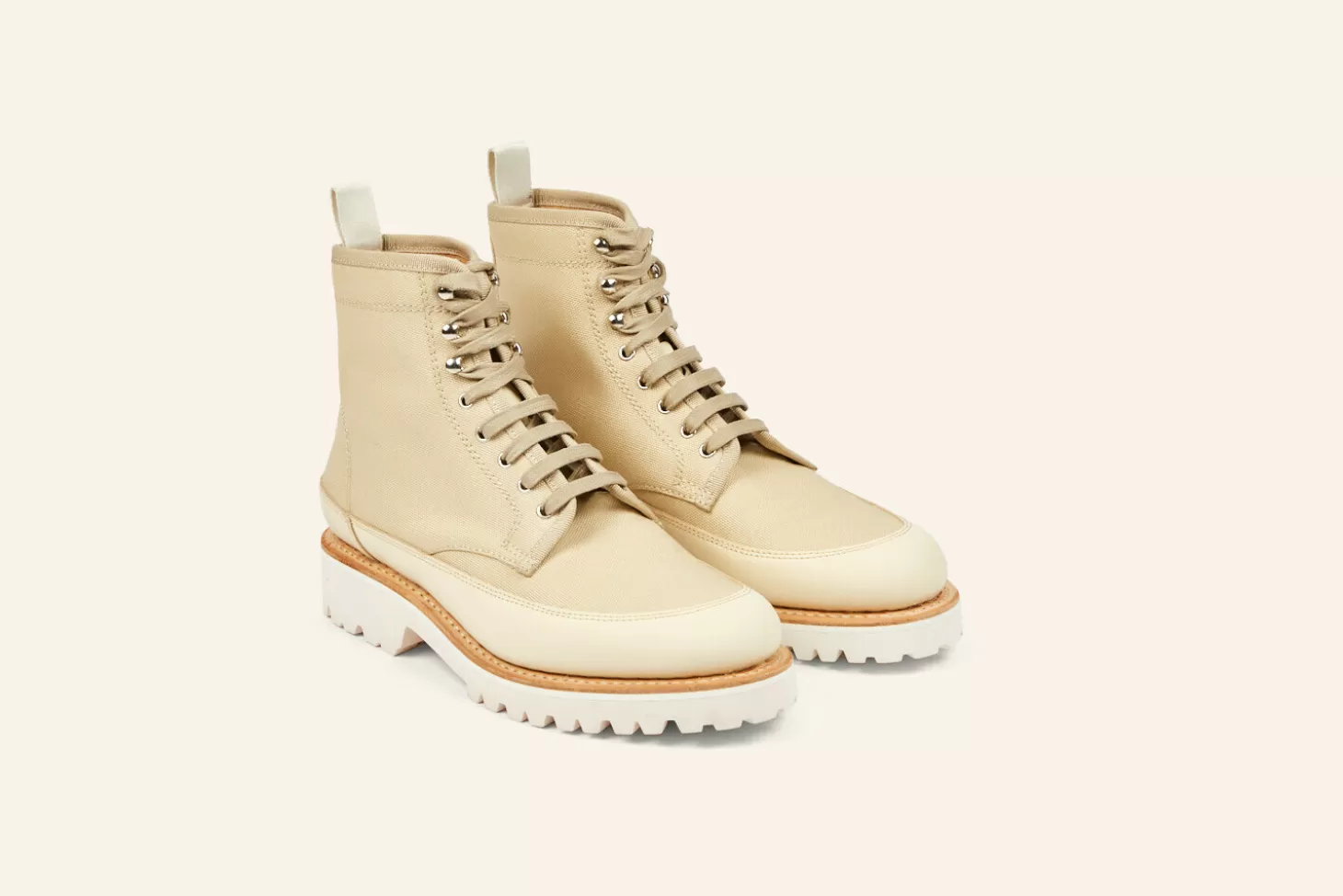 Discount Heschung La Bottine Sonora Femme Beige