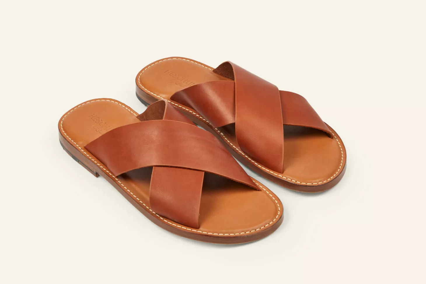 Flash Sale Heschung La Sandale Sarno Cognac