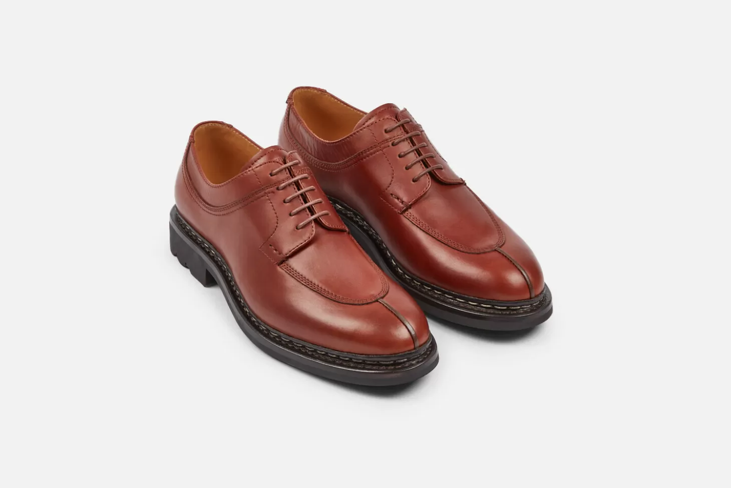 Shop Heschung Le Derby Catalpa Femme Cognac