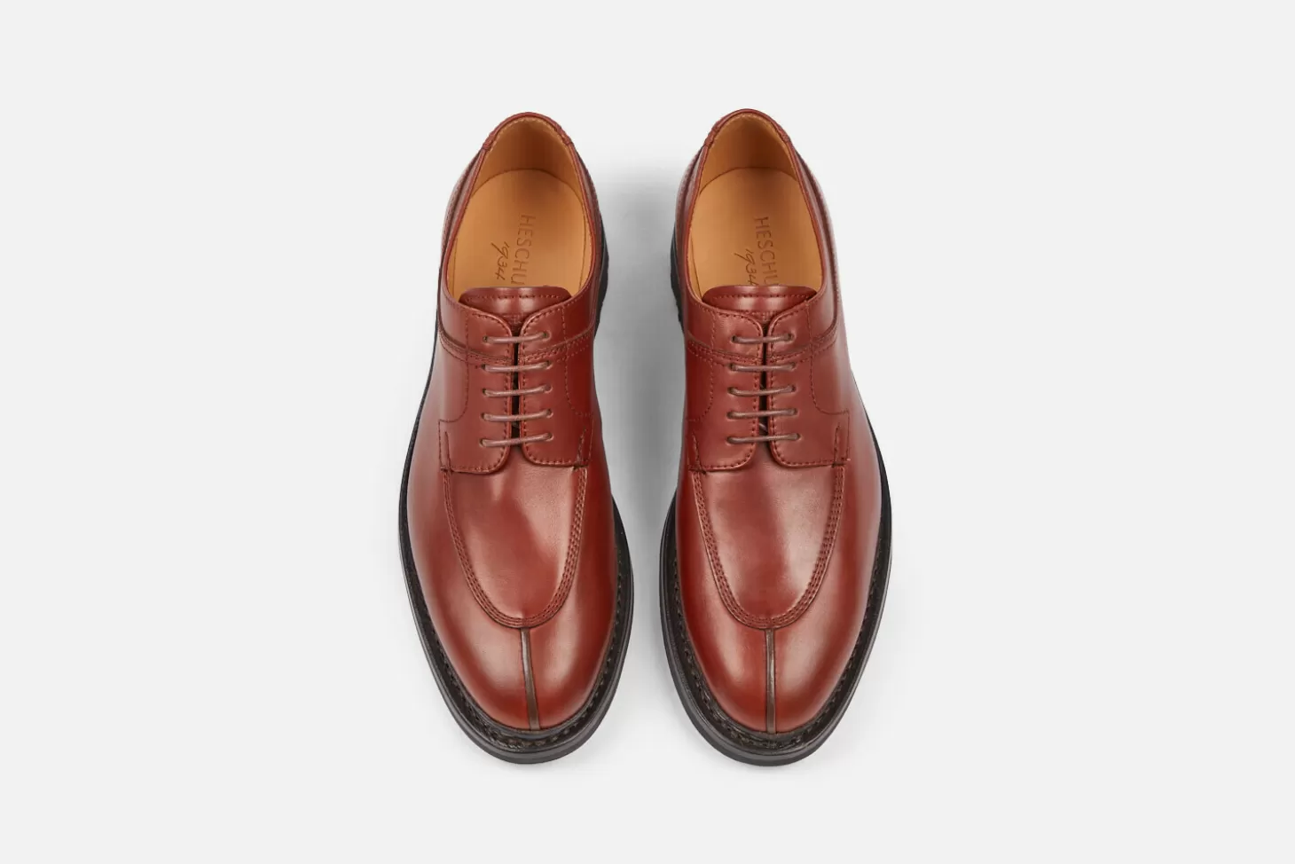 Shop Heschung Le Derby Catalpa Femme Cognac