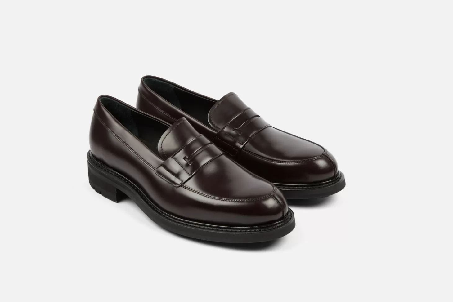 Outlet Heschung Le Mocassin Lilium Femme Aubergine