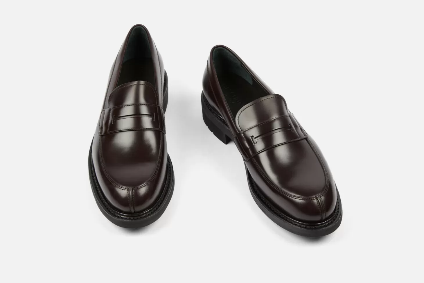 Outlet Heschung Le Mocassin Lilium Femme Aubergine