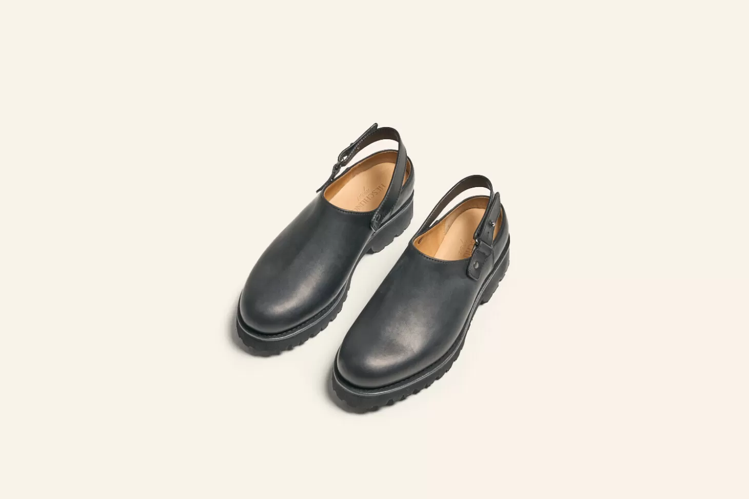 Shop Heschung Le Sabot Oxalis Femme Noir